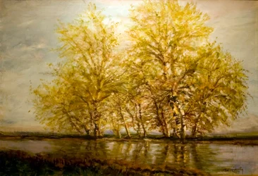 Early Spring: Trees at the Waterfront